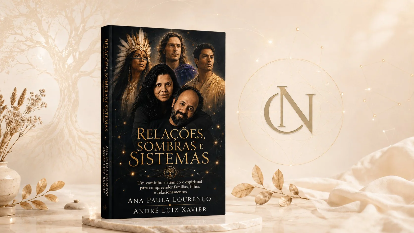 Livro Relações, Sombras e Sistemas em ambiente editorial claro